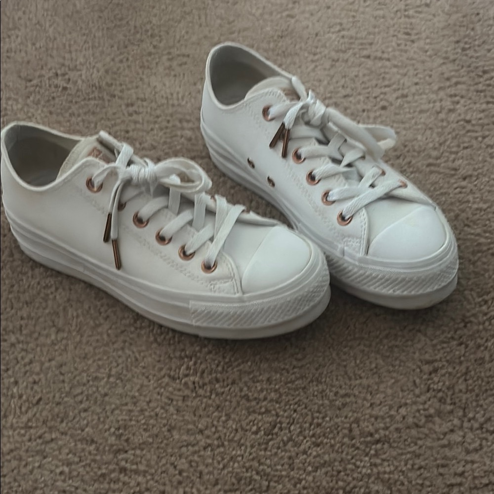 Women's White Converse Sneakers